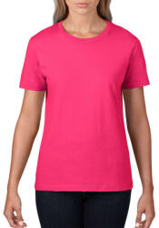 Gildan Kereknyakú rövid ujjú női póló, Gildan GIL4100, Heliconia-2XL (giL4100he-2xl)