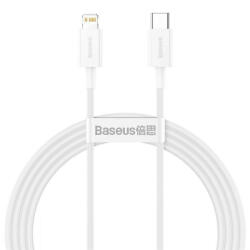 Baseus Superior USB-C - Lightning kábel, 20 W, PD, 1, 5 m (fehér)