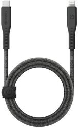 ENERGEA kabel Flow USB-C - Lightning C94 MFI 1, 5m fekete 60W 3A PD gyorstöltés