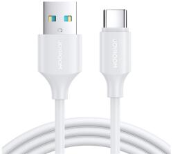 JOYROOM adatkábel és töltő (USB - Type-C, 3A, PD gyorstöltés támogatás, 200cm) FEHÉR Asus Zenfone 3 5.5 (ZE552KL), Honor 8, Sony Xperia X Compact (F5321), Sony Xperia XZ (F8331), LG V20 (H990 (S-UC027A9_W_200