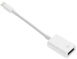 Gigapack Adapter kábel (USB aljzat - lightning 8pin, OTG, adatátvitel, 20cm) FEHÉR (GP-146619)