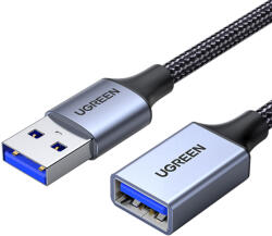 UGREEN hosszabbító USB kábel (férfi) - USB (női) 3.0 5Gb/s 2m szürke (US115)