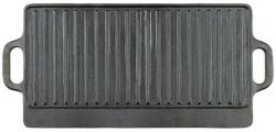 Fox Outdoor Products Tigaie Fox pentru grătar în aer liber, din fontă, aprox. 50 x 23 x 1, 5 cm