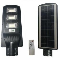 Panou solar stradal, integrated lamp, 90 w, ip65, 120 x led, telecomanda, senzor miscare/lumina (703)