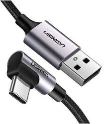 UGREEN Szögletes végű kábel USB-C kábel UGREEN US284, 3A , 3m (fekete)
