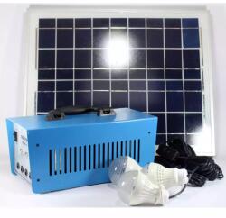  Kit cu panou solar si acumulator intern-iesire, priza 220v - 100w, alimentare tv (GD8018SOLAR)