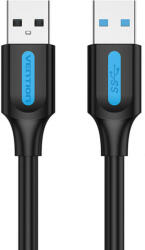 Vention USB 3.0 kábel Vention CONBI 3m fekete PVC