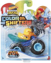 Mattel Hot Wheels Monster Truck Camion Duck N Roll Cu Culori Schimbatoare Scara 1: 64 (MTHGX06_HVH84) - etoys
