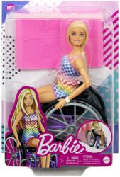 Mattel Barbie Papusa Barbie Blonda In Scaun Cu Rotile (MTHJT13) - etoys