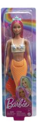 Mattel Barbie Dreamtropia Papusa Sirena Cu Parul Roz Si Coada Portocalie (MTHRR02_HRR05)