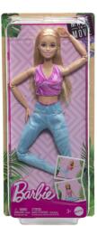 Mattel Papusa Barbie Made To Move Blonda Cu Top Mov (MTHRH27) - etoys