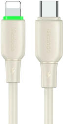 Mcdodo Kábel USB-C - Lightning Mcdodo CA-4760 LED fény 1.2m (bézs)