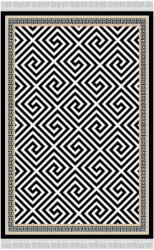 KONDELA Motívum szőnyeg 160x230 cm - fekete-fehér
