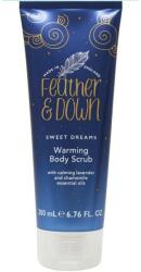 Feather & Down Scrub pentru corp relaxant cu uleiuri esențiale de lavandă și mușețel - Feather & Down Sweet Dreams Warming Body Scrub 200 ml