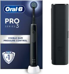 Oral-B Pro Series 3 Cross Action + travel case black Periuta de dinti electrica