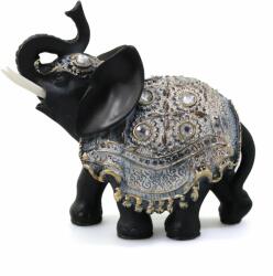Ella Home Statueta Lucky Black Elephant din rasina, Negru, 13cm ComfortTravel Luggage (2387)