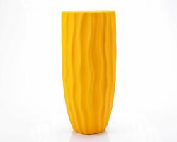 Ella Home Vaza decorativa "Waves" galben ComfortTravel Luggage (1966)