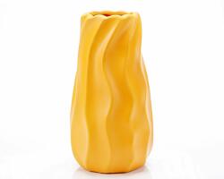 Ella Home Vaza decorativa "NEW Waves" galben ComfortTravel Luggage (1968)