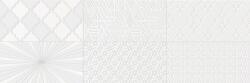 Superceramica Decor Camaleonte Mix Blanco Dekorcsempe 20x60cm 1, 44m2/csomag Fehér, Fényes
