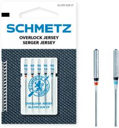 Schmetz Set combinat 5 ace de surfilat pentru tricot, finete 80-90, Schmetz ELX705 SUK CF VZS