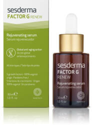 Sesderma Arcápoló szérum növekedési faktorral a bőrfiatalításért Faktor G Renew (Lipid Bubbles Serum) 30 ml