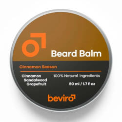 Beviro Szakállápoló balzsam grapefruit, fahéj és szantálfa illattal (Beard Balm) 50 ml