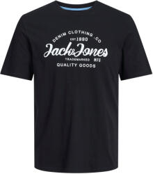 JACK & JONES Férfi póló JJFOREST Standard Fit 12247972 Black XL