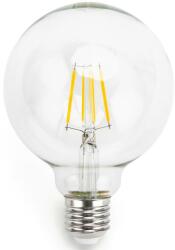 Aigostar B. V. LED Izzó FILAMENT G95 E27/6W/230V 2700K - Aigostar B10106QLY (AI0814)