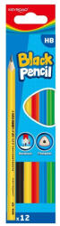 Keyroad Grafitceruza, HB, háromszögletű, 12 db/bliszter, Keyroad, vegyes színek (KR972792) - tobuy