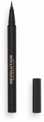 Revolution Szemöldökceruza Medium Brown Hair Stroke (Brow Pen) 0, 5 ml