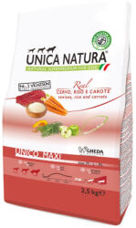 Gheda Petfood Natura Unica hrana uscata pentru caini talie mare cu Cerb, orez si morcovi 2.5 kg