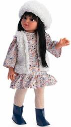 Asivil Papusa Sabrina Bruneta cu Vesta si Caciulita Alba 40cm ASI 0516340 (AS0516340) Papusa