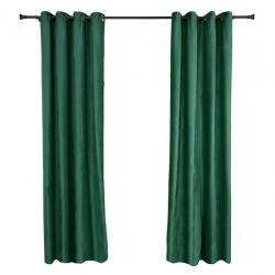 Heinner Set de 2 draperii din catifea 140x270 cm, Verde (HR-VDR140-GRN)