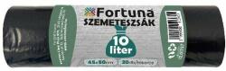 Fortuna Szemeteszsák FORTUNA 10L pipere fekete 45x50 cm 20 db/tekercs (TSV15622)