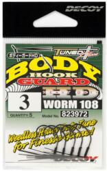 Decoy Carlige DECOY Worm 108 Body Guard HD nr. 1/0, 5buc/plic (824009)