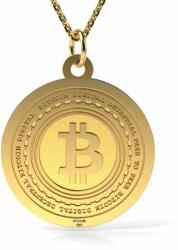 ATCOM Bitcoin minta sárga arany nyaklánc (LP-AU-G-BITCOIN)