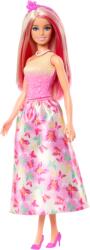 Mattel Papusa printesa cu parul roz, Barbie Dreamtopia, HRR08