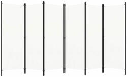 vidaXL fehér 6 paneles paraván 300 x 180 cm 320727