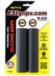 ESI Grips Fatty's vízálló szilikon szivacs markolat, 132x35 mm, fekete