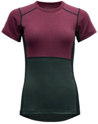 Devold Lauparen Merino 190 T-Shirt Wmn női funkcionális felső L / szürke/lila