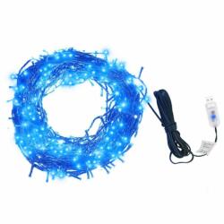 vidaXL Kék fényű PVC LED-füzér 150 LED-el 15 m (343200) - shopon