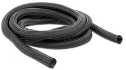 Delock fonott önzáródó kábelharisnya (2m x 9mm) fekete (18852) (18852)