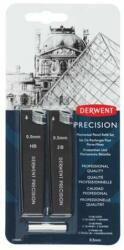 Derwent Grafitbél szett, 0, 5 mm, HB, 2B, DERWENT "Precision (E2302430)