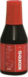 Kores Bélyegzőfesték, 28 ml, KORES, piros (IKPPP) - jatekotthon