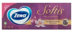 ZEWA Papír zsebkendő, 4 rétegű, 10x9 db, ZEWA "Softis", aromatherapia (KHHZ11)
