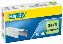 RAPID Tűzőkapocs, 24/6, horganyzott, RAPID "Standard (E24855600) - jatekotthon