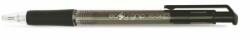 FlexOffice Golyóstoll, 0, 4 mm, nyomógombos, FLEXOFFICE "EasyGrip", fekete (FOGT08FK) - jatekotthon