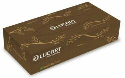 Lucart Kozmetikai kendő, 2 rétegű, 100 db, LUCART "EcoNatural", barna (KHH661) - jatekotthon