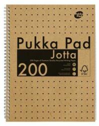 Pukka Pad Spirálfüzet, A4, vonalas, 100 lap, PUKKA PAD "Jotta Kraft (PUP9565) - jatekotthon