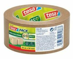 tesa Csomagolószalag, papír, 50 mm x 25 m, TESA "Ultra Strong", barna (TE56000) - jatekotthon
